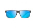 Sunglasses - Maui Jim POKOWAI ARCH Matte Grey Blue Hawaii Γυαλιά Ηλίου